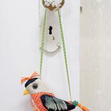和布で作る！コロンとした小鳥のドアノブ飾りの作り方