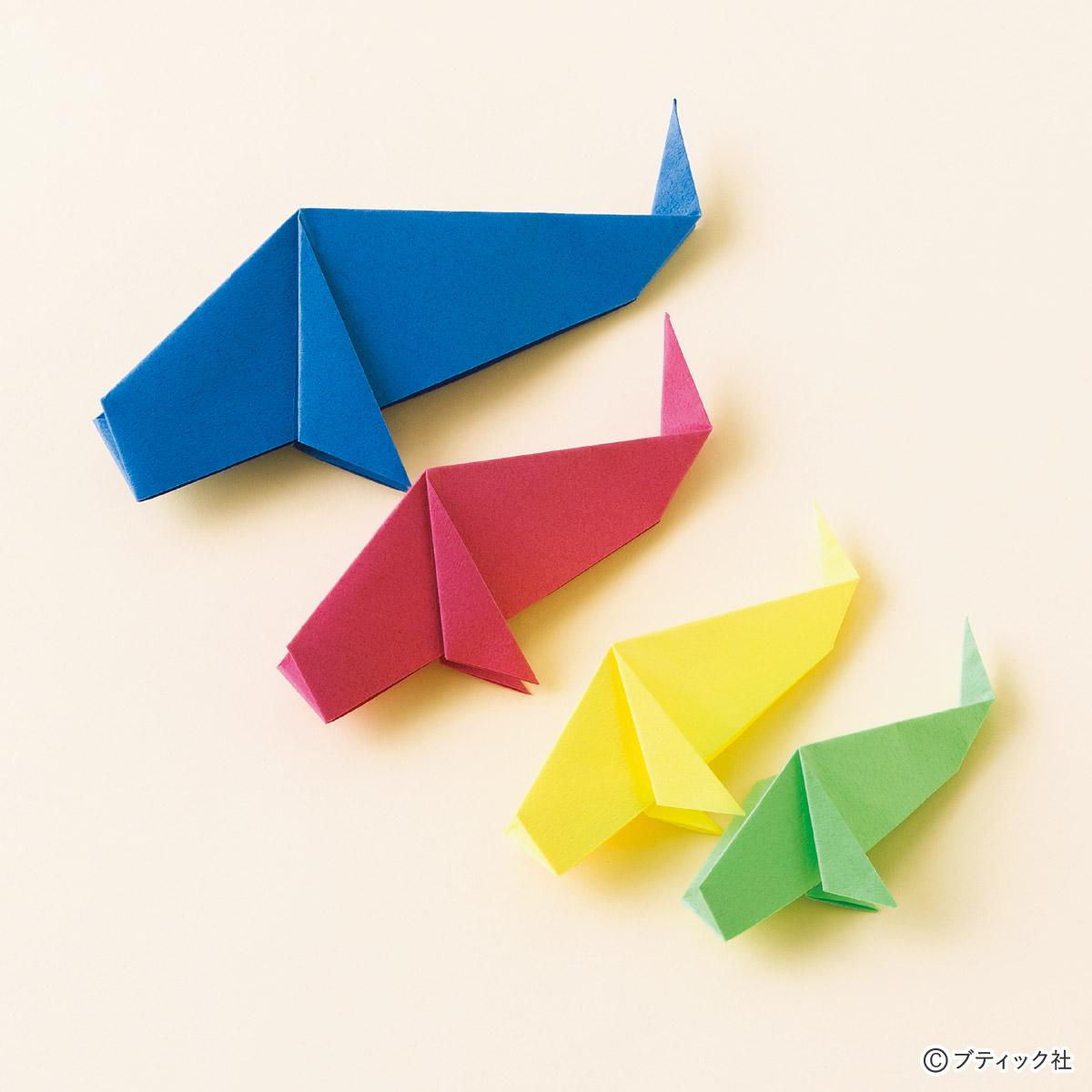 折り紙で作る こどもにも簡単な 鯉のぼり の折り方 ぬくもり