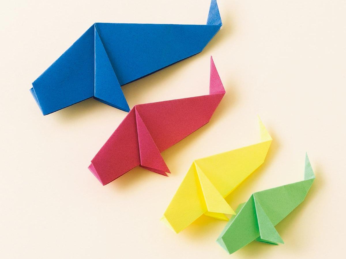 折り紙で作る こどもにも簡単な 鯉のぼり の折り方 2ページ目 ぬくもり
