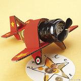 小学生の工作にも「プロペラが回る！飛行機の貯金箱」作り方