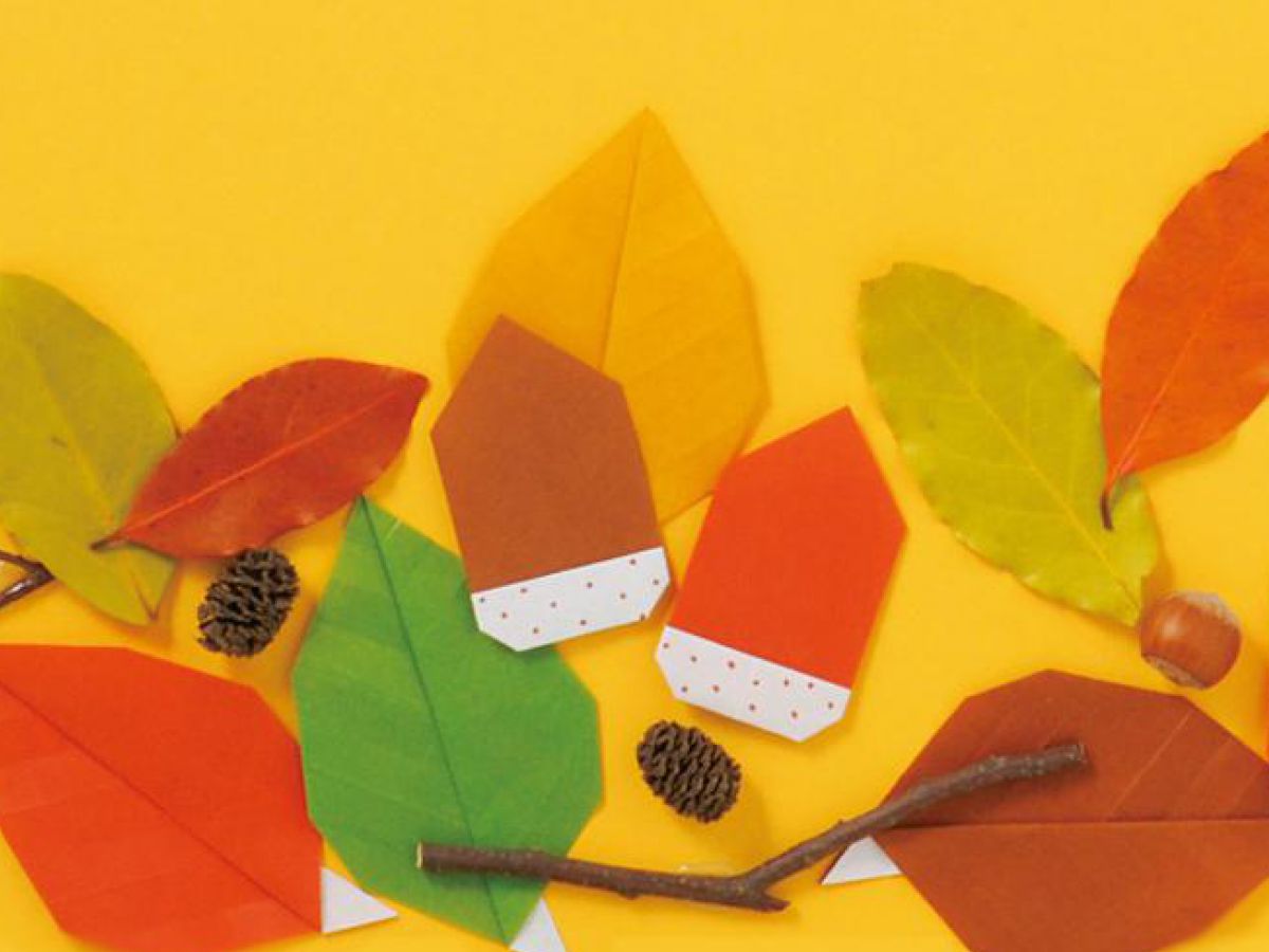 簡単 秋の折り紙レシピ どんぐり ハロウィン 花などの作り方8選 ぬくもり