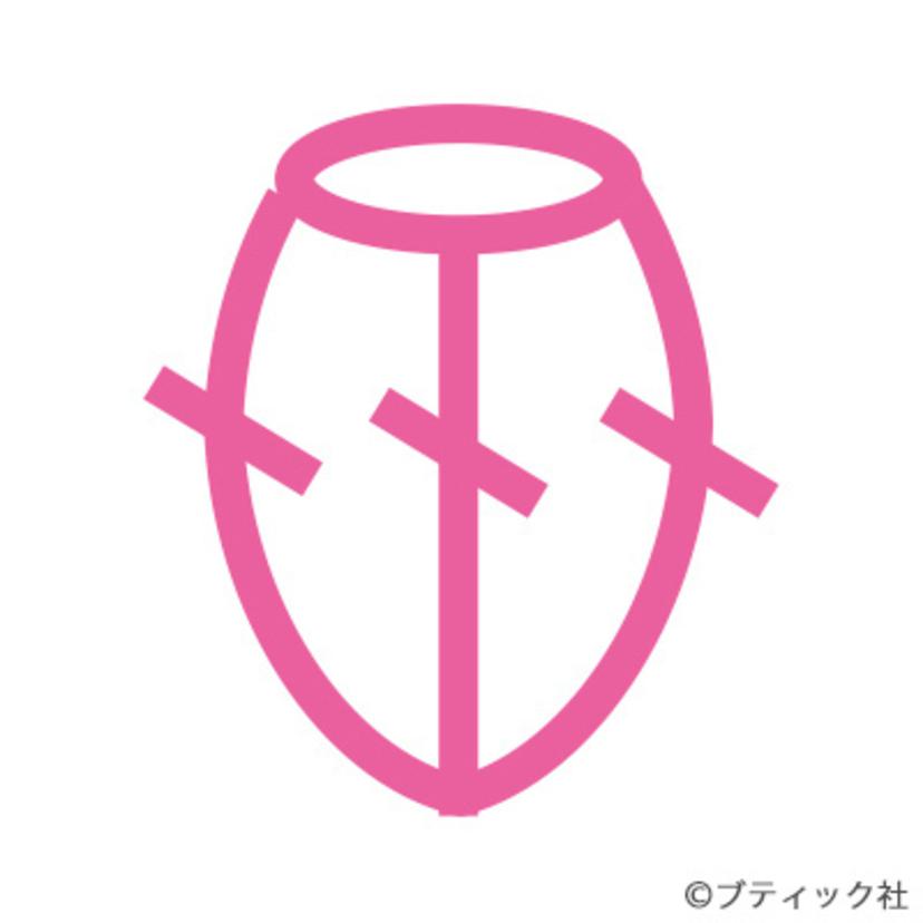 かぎ針編み「長編み3目のパプコーン編み目」の編み目記号と編み方