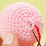 かぎ針編みの基礎「しぼり止め」の仕方