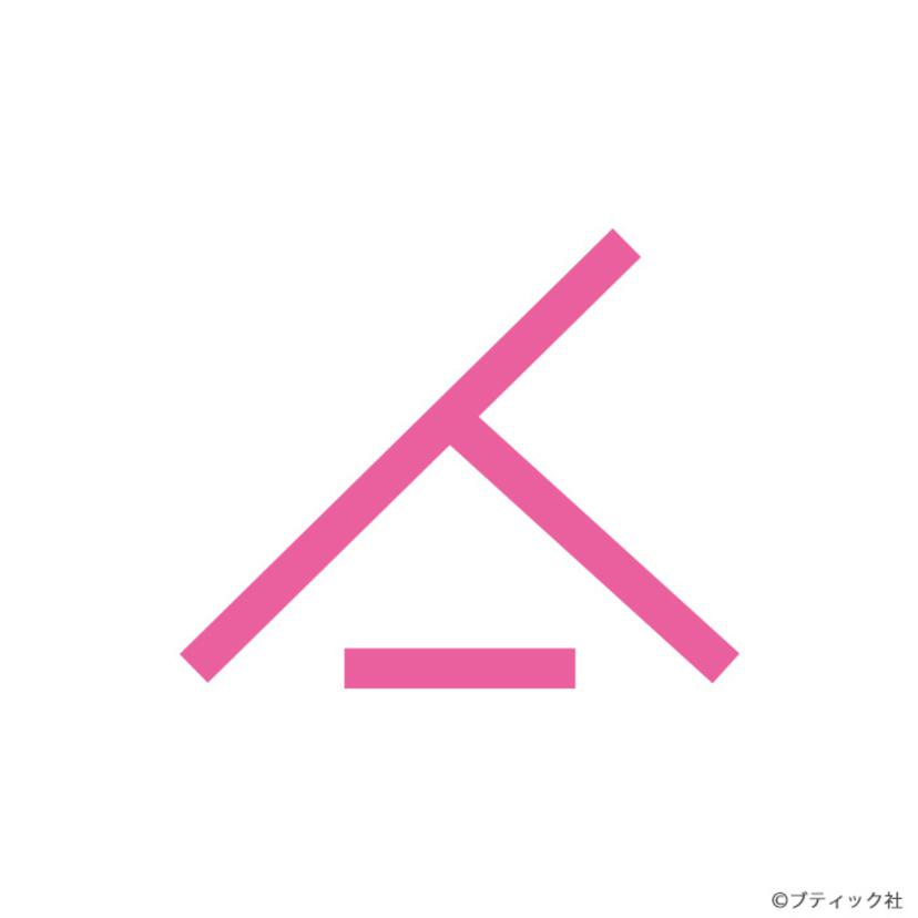 棒針編み「左上2目一度(裏目)」の編み目記号と編み方