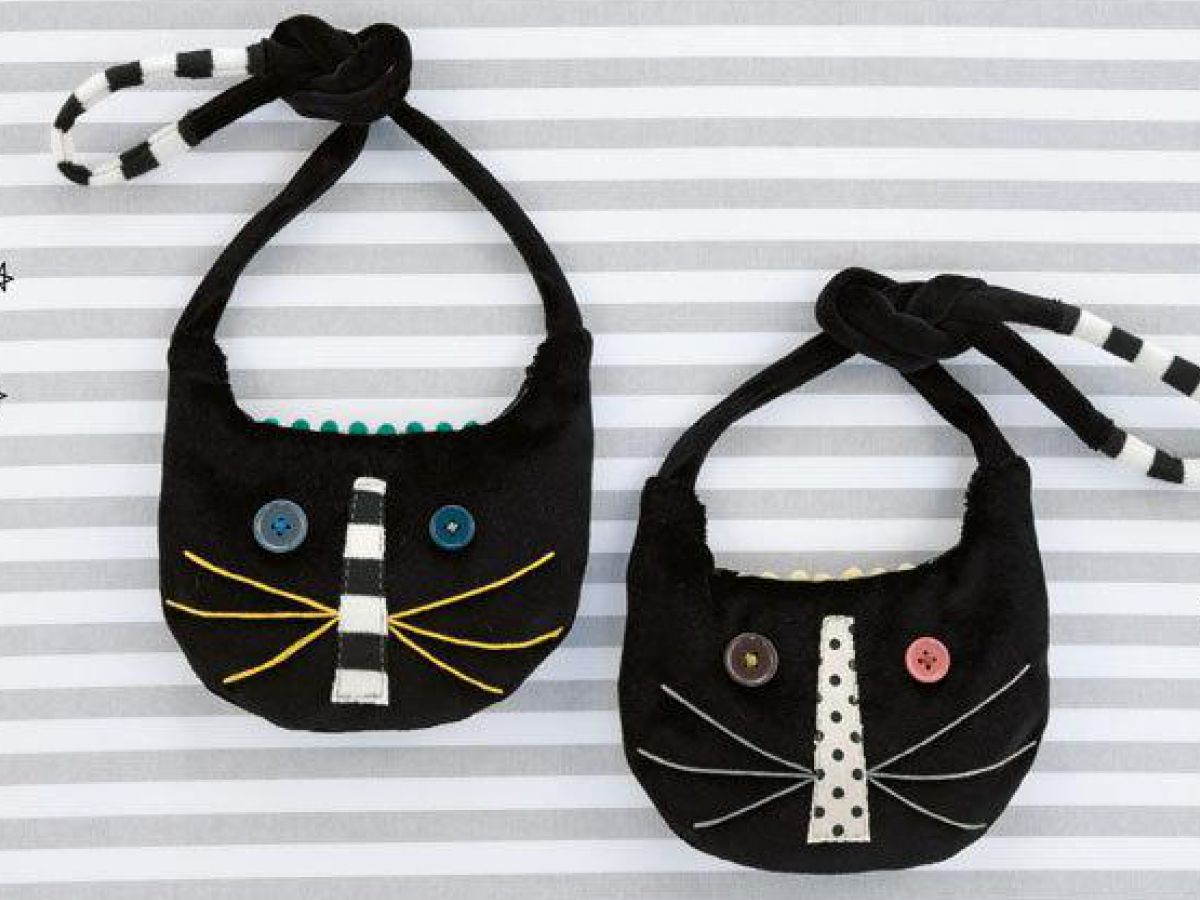 キッズ用バッグ かわいい黒猫のポシェットの作り方 ぬくもり